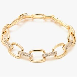 NEW 14K Gold Plated Special Cain Link with Toggle Clasp Closure